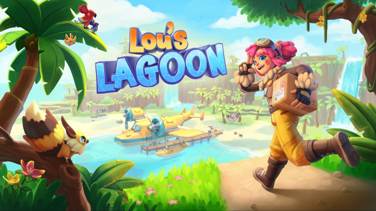 Title card for Lou's Lagoon